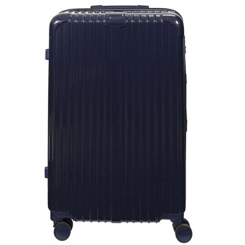 Lot De 3 Valises Bleu Marine - 49l 65l 105l, Coque Rigide En Polycarbonate, Roues Pivotantes 360°