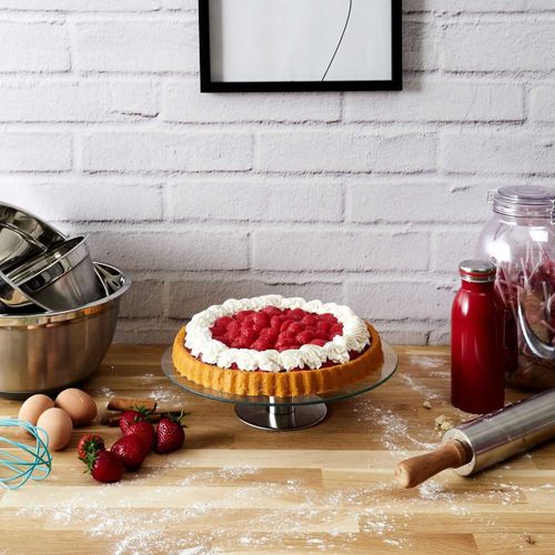 Plateau Tournant En Verre D.30cm Sur Pied - Pronto