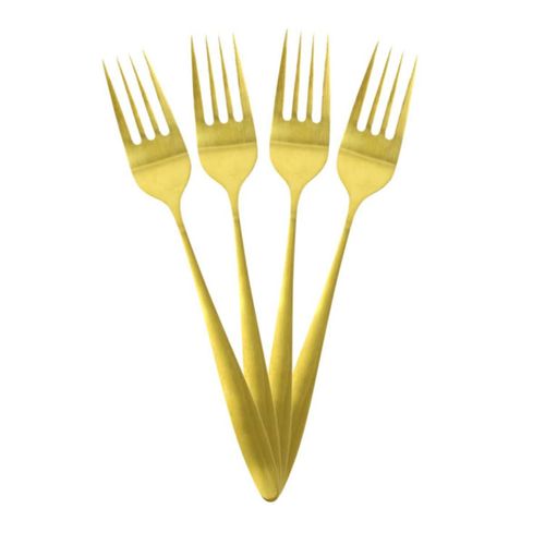 Ménagère 16 Pièces En Acier Inoxydable Doré - Stella