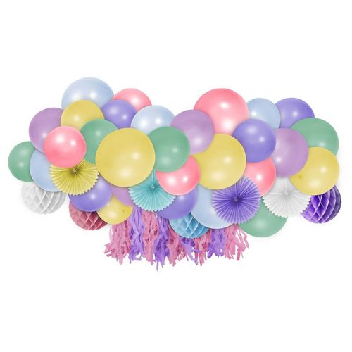 Arche De 20 Ballons Coloris Pastel - Barney