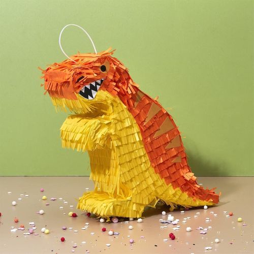 Pinata Forme Dinosaure à Garnir H30cm - Cassebonbon