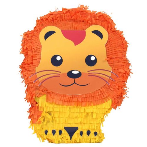 Pinata Forme Lion à Garnir H39cm - Cassebonbon