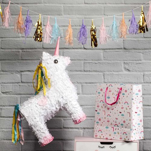 Pinata Forme Licorne à Garnir H48cm - Cassebonbon