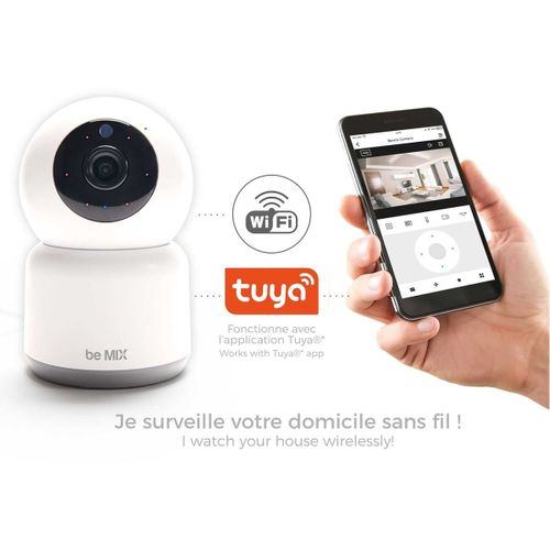 Caméra De Surveillance Full HD Détection Et Suivi Intelligent + Vision Nocturne Avec Application Mo
