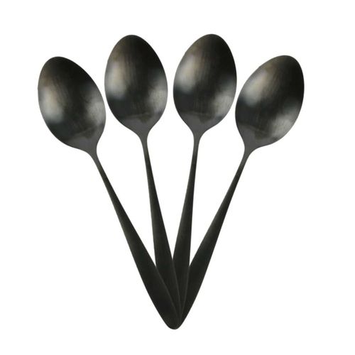 Ménagère 16 Pièces En Acier Inoxydable Noir - Stella