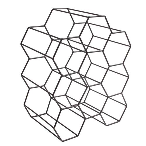 Casier à Bouteilles 9 Cases Nid D'abeille - Maya