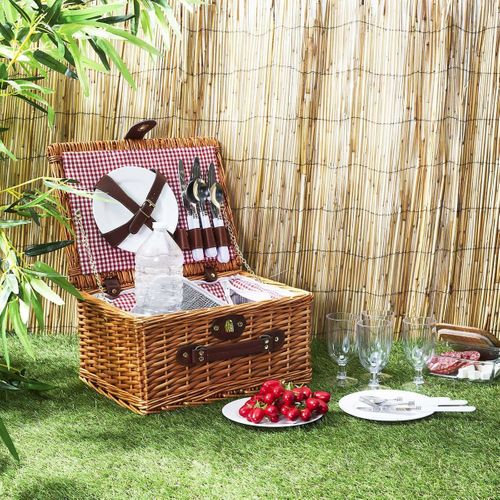Panier De Pique-nique Complet Pour 4 Couverts - Garden