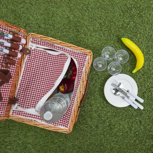 Panier De Pique-nique Complet Pour 4 Couverts - Garden