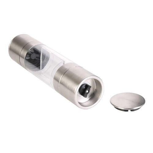 Moulin à Poivre Et Sel 2 En 1 En Inox Et Plastique - Milla