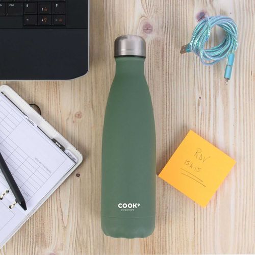 Bouteille De Transport Isotherme 50cl Vert Olive Mat - Cody