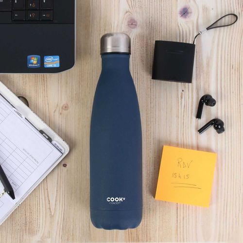 Bouteille De Transport Isotherme 50cl Bleu Mat - Cody