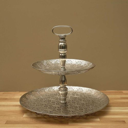 Plateau Décoratif Double Ø49cm En Métal - August