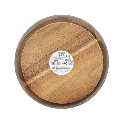 Saladier Ø25cm En Acacia Massif - Tissa