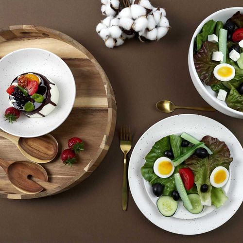 Plateau D.40cm En Acacia Massif - Tissa