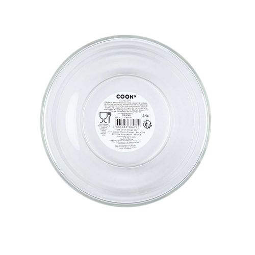 Bocal De Conservation 2,4l En Verre Couvercle Bois - Bosq