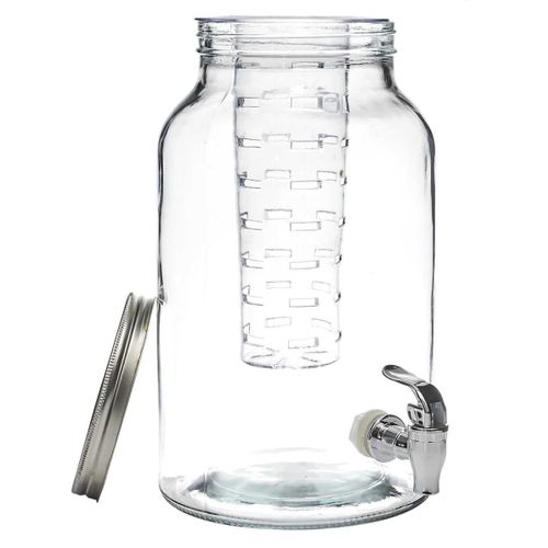 Distributeur à Boisson En Verre 5,5l Avec Infuseur Et Robinet - Shin
