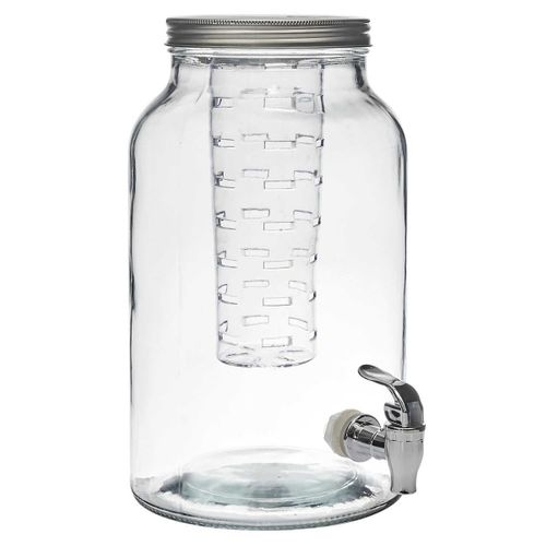 Distributeur à Boisson En Verre 5,5l Avec Infuseur Et Robinet - Shin
