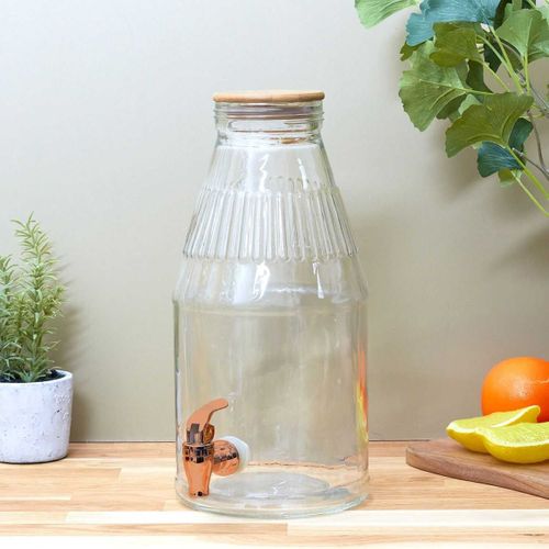 Distributeur Boisson Avec Robinet 3,8 L - Fontaine à Eau Et Cocktail - Bol à Punch - Fontaine Pour