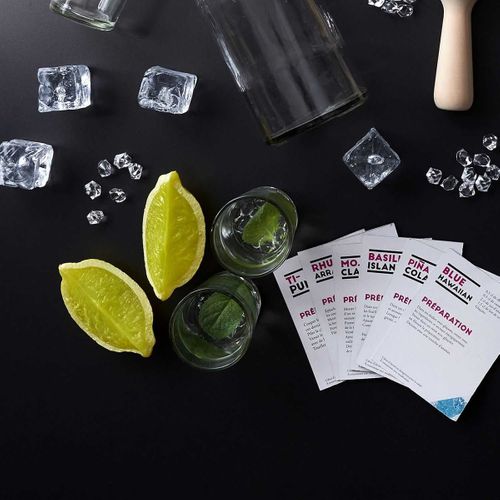 Coffret Rhumerie Avec 1 Carafe 6 Verres Et Presse-agrumes - Mojito