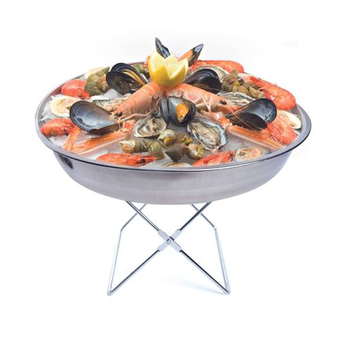 Plateau Avec Support Et Couteau à Huîtres Pour Fruits De Mer - Marica
