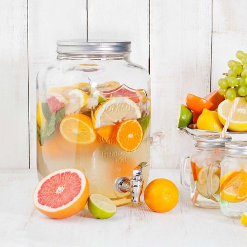 Distributeur à Boisson En Verre 8l Avec Robinet - Madas