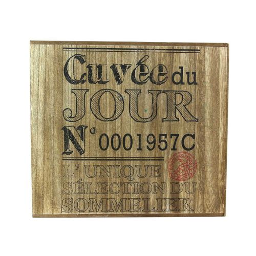 Cave à Vin En Bois 6 Bouteilles - Caviste