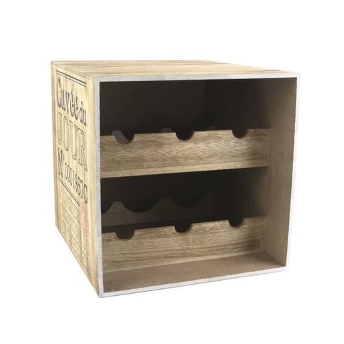 Cave à Vin En Bois 6 Bouteilles - Caviste