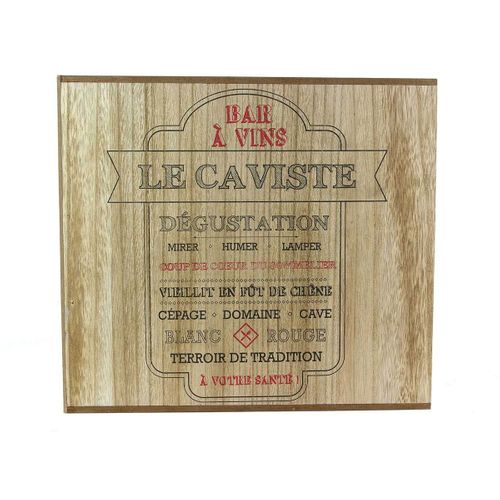 Cave à Vin En Bois 6 Bouteilles - Caviste