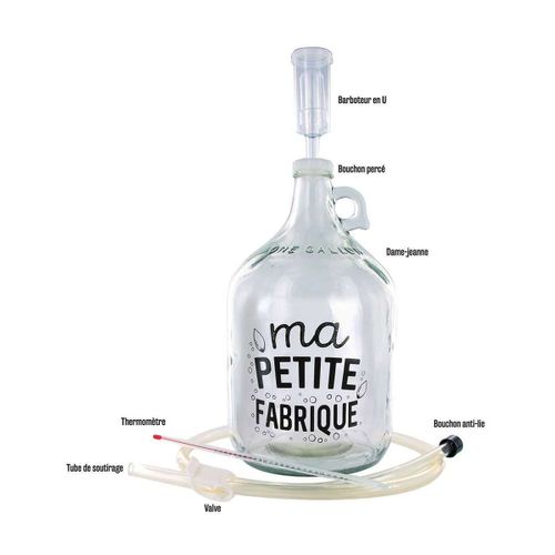 Kit Fabrique Bière Maison 3,7l En Verre - Jeanne