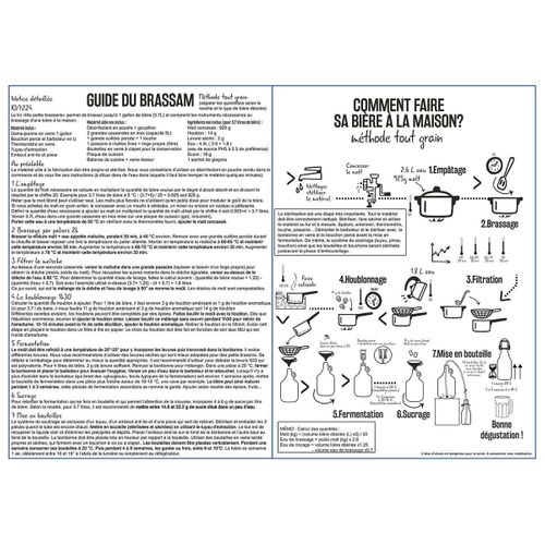 Kit Fabrique Bière Maison 3,7l En Verre - Jeanne