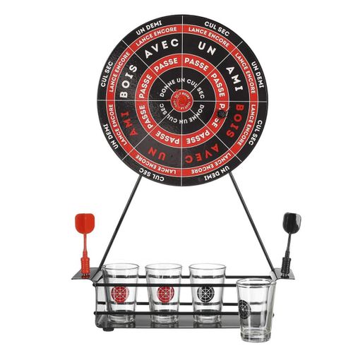 Jeu à Boire Fléchettes Avec 4 Verres - Fletcher