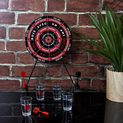 Jeu à Boire Fléchettes Avec 4 Verres - Fletcher