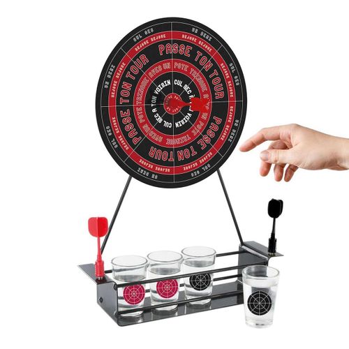 Jeu à Boire Fléchettes Avec 4 Verres - Fletcher
