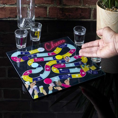 Jeu De L'oie à Boire Avec 4 Verres - Sidonie