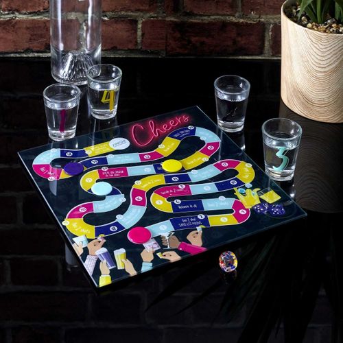 Jeu De L'oie à Boire Avec 4 Verres - Sidonie