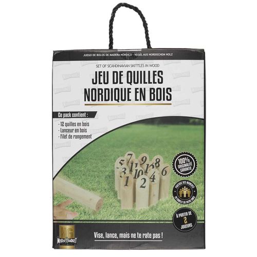Jeu De Quilles Nordique En Bois - Kettel