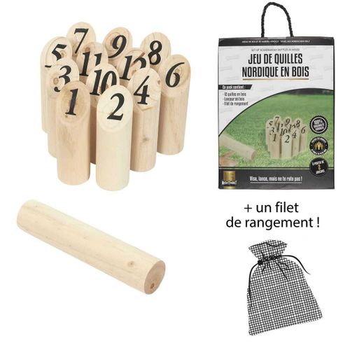 Jeu De Quilles Nordique En Bois - Kettel