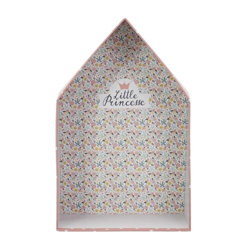 Lot De 3 Boites Gigognes En Forme De Maison Rose Et Blanc - Arlette