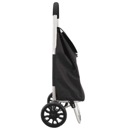 Chariot Shopping En Tissu Résistant Noir - Simone