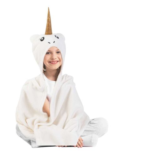 Plaid Ultra Doux Capuche Licorne - Mina