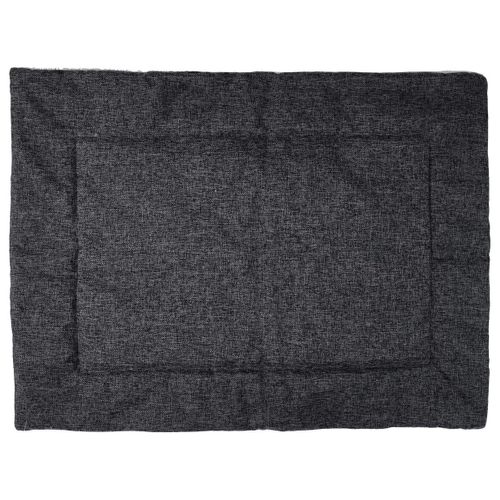 Tapis Pour Animaux 85x63cm Tissu Peluché Gris Clair - Sleepy