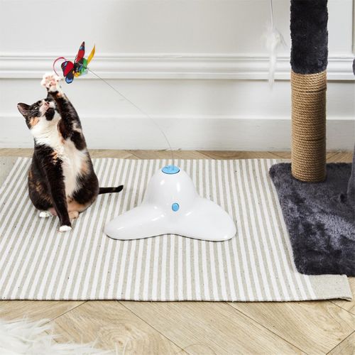 Jeu Intéractif Papillon Pour Chat + 2 Rechanges - Mirey