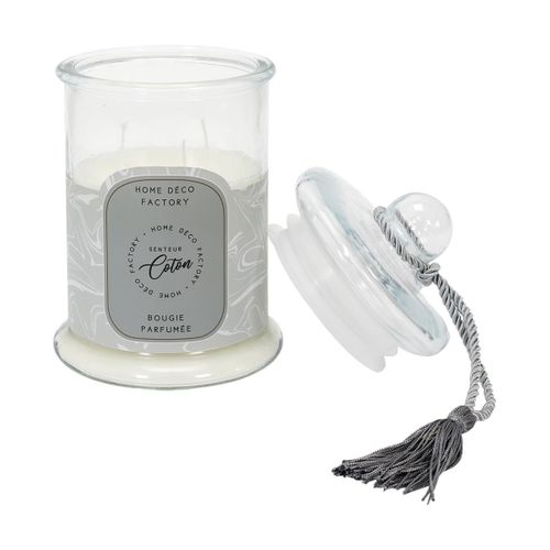 Bougie Bonbonnière Parfumée Senteur Coton H23,5cm - Tagada