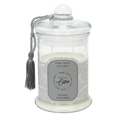 Bougie Bonbonnière Parfumée Senteur Coton H23,5cm - Tagada