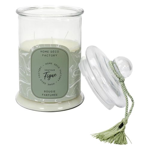 Bougie Bonbonnière Parfumée Senteur Figue H29cm - Tagada