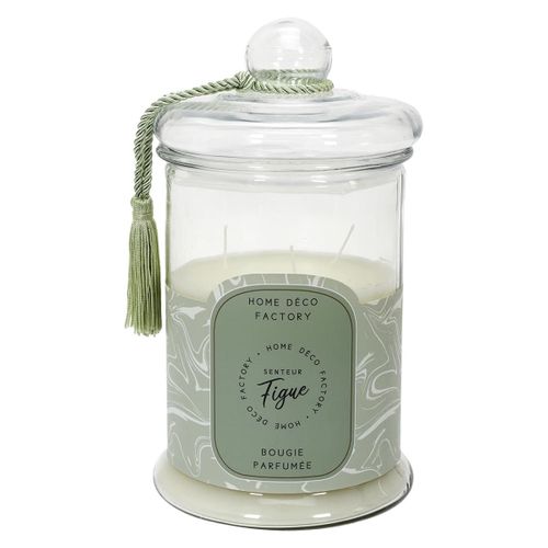 Bougie Bonbonnière Parfumée Senteur Figue H29cm - Tagada