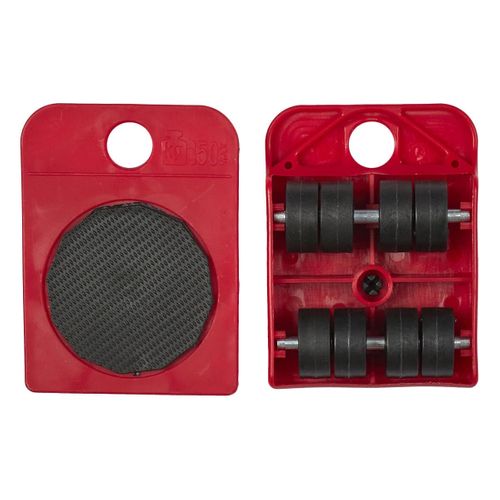 Kit De Déplacement Pour Mobilier 150kg Avec Levier + 4 Patins Roulants - Moving