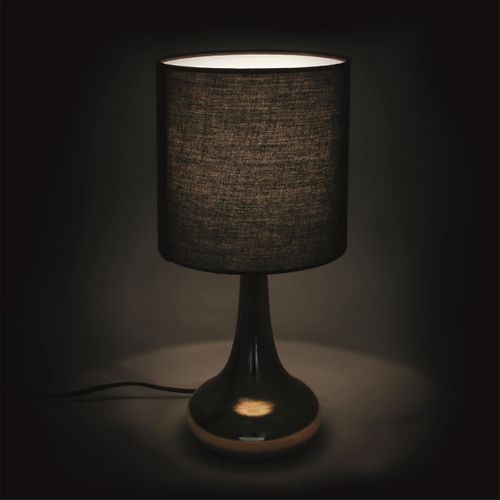 Lampe Tactile Noire Et Dorée - Touch