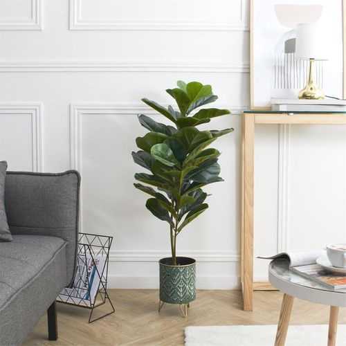 Figuier Lyre Artificiel En Pot 90cm - Ficus