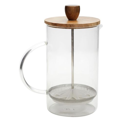 Cafetière à Piston 85cl En Verre Et Acacia Massif - Tissa